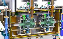 Assembly of the DQW Crab Cavity Cryomodule for SPS Test